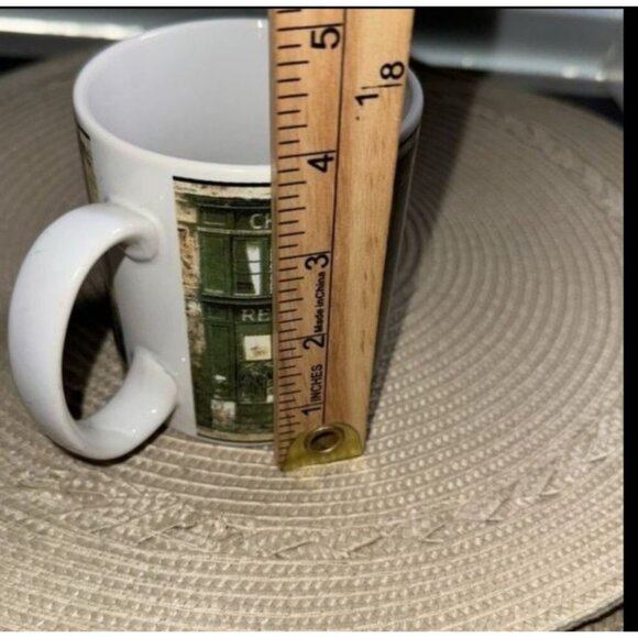 Set Of 2 Ceramic Coffee Mugs With Novelty & Vintage Designs - Picture 11 of 12